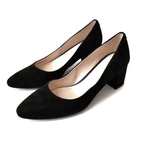 Cole Haan Claudine Black Suede Pump Shoes 8.5B